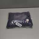 Women's Round Neck Pleated Sleeveless Casual Suit, Sleeveless Crewneck Vest Wide Leg Pantsuit Business Sets with Pocket Dark Gray, XL