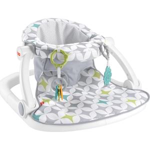 Fisher-Price Portable Baby Chair Sit-Me-Up Floor Seat with Developmental Toys & Machine Washable Seat Pad, Starlight Bursts
