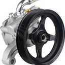 WMPHE Power Steering Pump with Pulley Compatible with Buick Enclave GMC Acadia 2008 to 2017, Chevy Traverse 2009 to 2017, Saturn Outlook 3.6L V6 2007 to 2010, Replacement for 20-2403, 96-2403