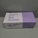 Cushion Lab Patented Pressure Relief Seat Cushion for Long Sitting Hours on Office & Home Chair - Extra-Dense Memory Foam for Soft Support. Car Pad for Hip, Tailbone, Coccyx, Sciatica - Black