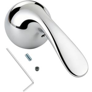 RP48717 Shower Handle Replacement, Compatible with Delta 13/14 Series Tub Shower Faucet, Single Handle Tub and Shower Faucet Handle (Chrome)