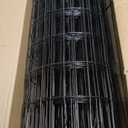 Welded Wire Fencing 36 Inch x 100 Foot, 2 Inch x 3 Inch 16GA Black Hardware Cloth PVC Coated Garden Border Fencing Roll Vinyl Coating Metal Wire Mesh for Yard Vegetable Goat Protection Poultry Netting
