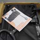 Yozoia Wagons Carts Foldable, Lightweight Portable Utility Shopping Cart with Wheels, Folding Grocery Wagon Cart for Grocery, Camping, Shopping, Beach, Garden, Sports Black (100L)