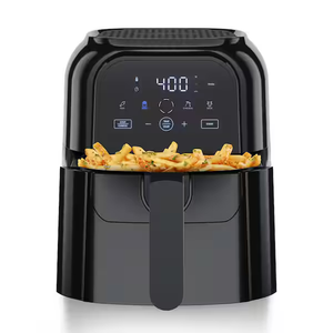 Chefman TurboFry Touch 6 Qt Air Fryer w/ Digital Display and Shake Reminder - Black
