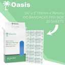 2 x Food Service Adhesive Bandages, 3/4" x 3", Blue, Fabric, 100/box