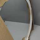Round Wall Mirror with Distressed Wood Frame, Rustic Farmhouse Style, Ideal for Living Room, Bathroom & Bedroom Decor (31.5x31.5)