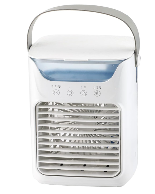 Portable Air Conditioner Fan, 3 Speed 2 Cold Fog 3 Automatic Timing Small Air Conditioner Air Conditioning Unit for Home, Office