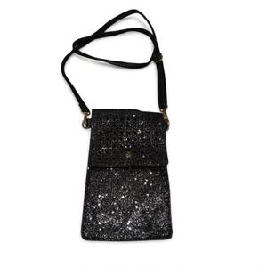 AnsTOP Crossbody Phone Purse for Women, Lightweight Shoulder Wallet PU Leather Phone Case Bag, Black