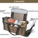 Gym Bags For Men & Women With Shoes Compartment And Wet Pocket, Sports Duffle Bag, Workout Bags For Gym Swimming Yoga,Waterproof Weekend Overnight Carry On Bag A-TG-003-Brown