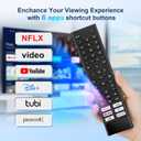 Replacement for Hisense Smart TV Remote Control,Universal for Hisense 4K UHD Android Smart TVs (Not for Fire & Roku TV)