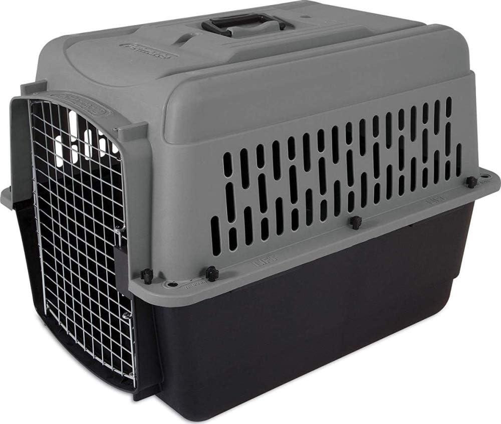 Petmate ASPEN PET Medium Breeds Cat, Chicken, Dog Kennel, Various Sizes, Transport, Dark Gray/Black, Made in USA (24.5"L x 18.3"W x 19.5"H)