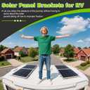 2 Pack 45inch Adjustable Solar Panel Tilt Mount Brackets