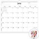 5 x Lbylyhxc Calendar 2025-2026 - Includes July 2025 to December 2026-18 Monthly Wall Calendar 2026, 14.7 x 11.5 Inches.Thick Paper with Julian Dates and Block for New Year and Christmas Presents (wall calendar 2025-2026 simplicity)