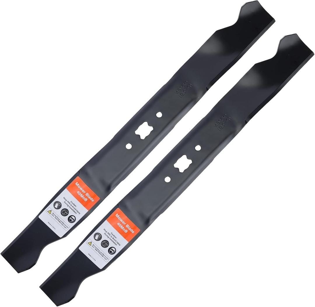 Grasscool 942-0741A Mower Blades for Troy Bilt 21 inch Deck Riding Tractor TB110 TB230 TB240 TB130 TB210 TB320 TB220 TB280ES 21" Walk Behind Push Mower Replace 742-0741A 942-0741 Mulching
