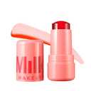 Milk Makeup Cooling Water Jelly Tint – LongLasting Sheer Lip + Cheek Stain with Firming Vegan Collagen + Hydrating Aloe – Transfer Proof, Buildable Lip Tint + Blush – Spritz (Coral), 0.17 oz