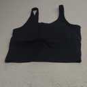 Dragon Fit Sports Bra for Women Longline Padded Bra Yoga Crop Tank Tops Fitness Workout Running Top (Small, Black)