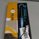 PHOEBE Curling Iron Brush Anti-Scald Bristles Instant Heat Up Dual Voltage Ceramic Tourmaline Ionic Hair Curling Wand for All Hair Types (1 Inch)