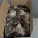 BENVWE Fluffy Faux Fur Throw Blanket for Couch, Soft Plush Thick Cozy Fuzzy Luxury Minky Bubble Blanket for Home Living Room Decor Gift for Women, Tie-dye Coffee, 60" x 80", 1100GSM