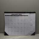 2025-2026 Desk Calendar - Desk Calendar 2025-2026, 22"x17" Desktop Calendar, Jan. 2025 - Jun. 2026, Corner Protectors, Large Ruled Blocks