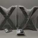 Orgerphy 16" X-Shape Metal Bench Legs (2PCS)| 16" Height 15.7" Wide X-Frame Heavy Duty End Table Legs Bench Legs | Mid Century Modern Metal Legs for Coffee Table Furniture Bench Legs (16"H x 15.7"W)