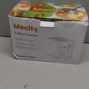 Mecity 2 Slice Touch Screen Toaster, 1.5" Wide Slot, Stainless Steel Smart Toaster for Bagels, Muffins, Waffles, Gluten-Free Breads, Defrost, Reheat, Timer, 120V 825W, Cream Color