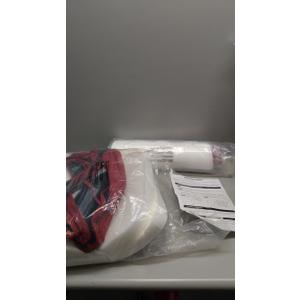 Ruqmuis Chair Cushions for Dining Chairs, 2" Thick Seat Cushions for Kitchen Chairs, DShaped Chair Pads with Washable Cover, Ties and Non Slip Backing, 17'' x 16'', Set of 4, Red