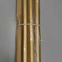 Gold Adjustable Curtain Rods for Windows:Farmhouse Heavy Duty Curtain Rod for Bedroom Living Room, Boho Decorative Rustic Drapery Rod with Vintage Coastal Texture Finial, Brass Gold 2Pack 36-88"