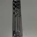 16PCS Brad Point Wood Drill Bit Set Carbon Steel Wood Drill Bit Set for Hardwood, Plywood, Plastic Round Holes in All Types of Wood Extra Long