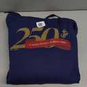 United States Marine Corps 250th Birthday Gold Logo Pullover Hoodie Size S