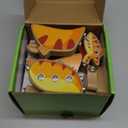 Coogam Dinosaur Snap Together Building Toys, Wooden Take Apart Dinosaur Playset, STEM Montessori Educational Fine Motor Skill Toy Gift for 3 4 5 Years Old Kids