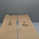 Barydat 4 Pack High Back Chair Cushion Indoor Outdoor Tufted Seat and Back Chair Rocking Pads Lounge Porch Seat Cushion with Ties for Patio Furniture, 43.4 x 21 x 3.3 Inch (Coffee)