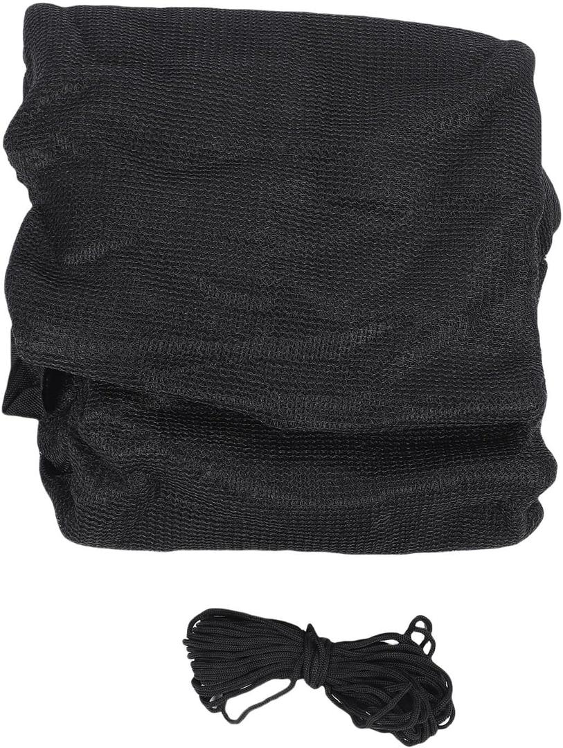 Trampoline Net, Trampoline Replacement Safety Enclosure Net Round Frame Safety Enclosure Net for 16ft Trampolines with 12 Poles