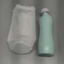 Hibbent Portable Bidet Sprayer and Travel Bidet with Hand Held Bottle for Personal Cleansing, Extended Nozzle Spray for Childbirth, Personal Hygiene, Outdoor, Camping with Travel Bag- 22oz/ Green