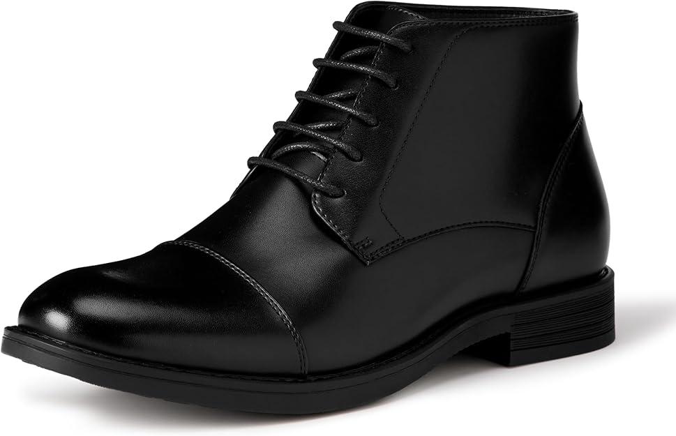 Amazon Essentials Men's Cap Toe Lace Up Ankle Dress Boots, Size 13