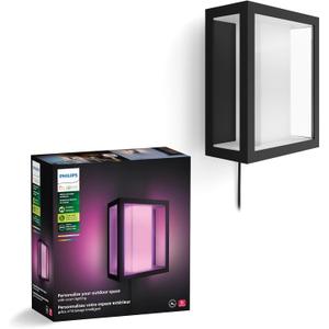 Philips Hue Impress Outdoor Wall Light Wide (Low-volt), (240 x 190mm) White & Color Light, Voice Control, Bridge required