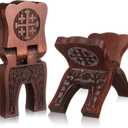 Collapsable Pinewood Prayer Bible Book Stand Wooden Book Holder Quran Holy Bible Display Support Reading Books Holder Folding Religious Prayer Stand for Church Chapel Supplies Gift