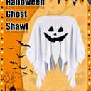 Xuhal 5 Pcs Group Halloween Costumes Ghost Pumpkin Butterfly Crayon Hippie Mexican Poncho Costume for Men Women Party Cosplay