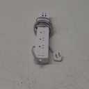 2 Prong Power Strip, 2 to 3 Prong Outlet Adapter with 5 AC & 4 USB Ports (2 USB C), 5FT Braided Cord, 1700J Two Prong Surge Protector, Wall Mountable, Ideal for Old House Non-Grounded Outlets