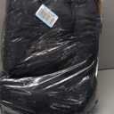 IPYNBAP Chair Cushions for Dining Chairs Set of 4, Kitchen Chair Cushions, Chair Pads with Ties and Non Slip Backing, Tufted Memory Foam Seat Cushion 4 Pack, 15.5" x 15.5" x 4", Black