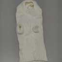 Knitted Puppy Sweater - Warm Winter Dog Sweater - Extra Small Turtleneck Pullover - Thick Pet Knitwear for Chihuahua, Teacup Dog, Yorkie (White)