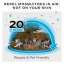Thermacell E-Series Rechargeable Mosquito Repeller with 20 Mosquito Protection Zone; Bug Spray Alternative; Scent Free