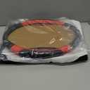 CAR PASS Leather Steering Wheel Cover and Waterproof Car Floor Mats,Microfiber Universal Car Combo Fit for 95% Sedan,SUV,Cars,14.5-15inch Sporty Anti-Slip Safety Comfortable Design(BlackRed)