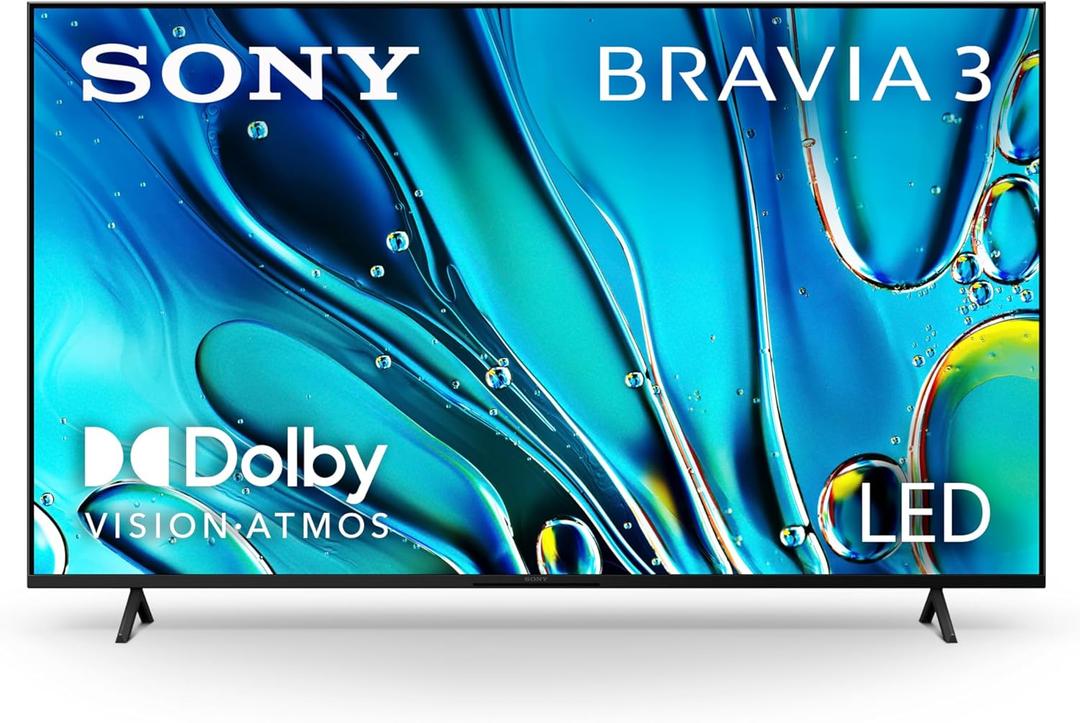 Sony 65-Inch Class 4K Ultra HD BRAVIA 3 LED Smart TV with Google TV Dolby Vision HDR, PS5 Exclusive Features, K-65S30