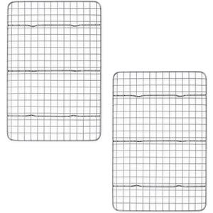 USA Pan Nonstick Quarter Sheet Cooling Racks, Set of 2