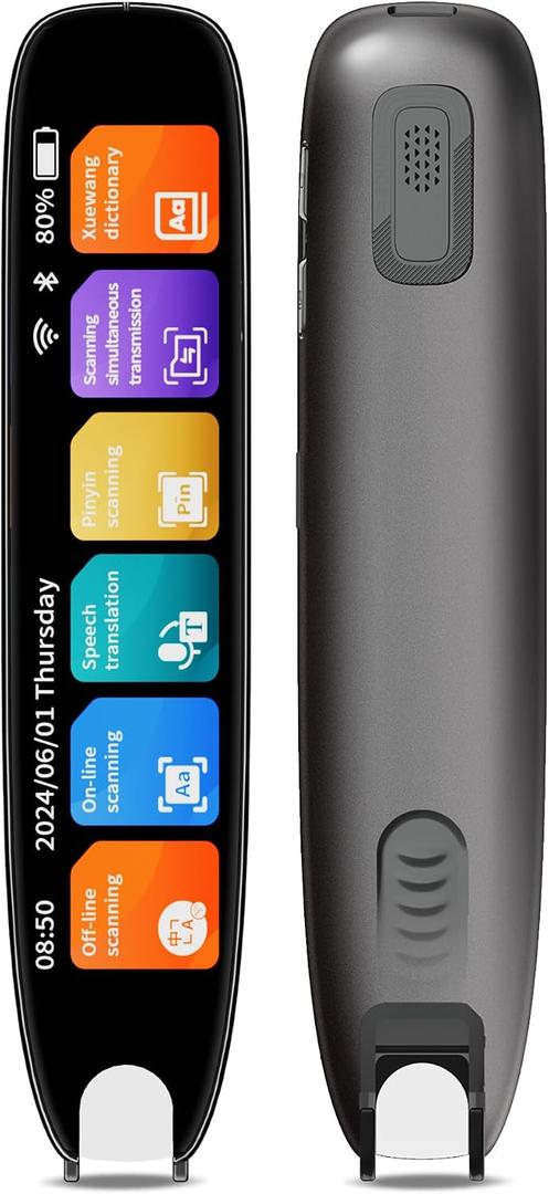 Translation Pen, Support 142 Languages, Online/Offline Modes, 2024 Smart Scanner Translator Pen, Reading Pen for Dyslexia, Voice Translate, Translation Text to Speech Device