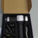 CAMEFER Deep Tissue Massage Gun, Portable Percussion Electric Muscle Massager for Pain Relief, Handheld Massagers with 30 Speeds & 6 Attachments for Back and Neck, Gifts for Men Women (Black)