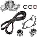 3.0L Timing Belt Kit w/Water Pump Fit for 1999 2000 2001 2002 2003 for Lexus for RX300 1994-2001 Toyota for Camry 1999-2003 for Toyota for Solara Replace Timing Belt OEM - PCI:TS26257
