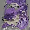 150Pcs Purple Balloons Garland Arch Kit - 5 10 12 18 inch Lavender Pastel Metallic Purple Confetti Balloons Silver White Latex Balloon for Girl Birthday Baby Shower Princess Party Decorations