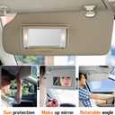Sun Visor for Honda CRV 2017-2022, Left Driver Side Beige SunVisor Replacement 83280TLAA12ZB