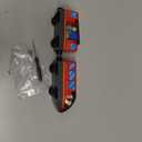 Battery Operated Train Set for Wooden Train Track (w/sound & Magnetic Connection), Powerful Engine Action Locomotive Train Set Fits Brio, Thomas, Chuggington Wooden Tracks, Train Toys for Toddlers 3Y+